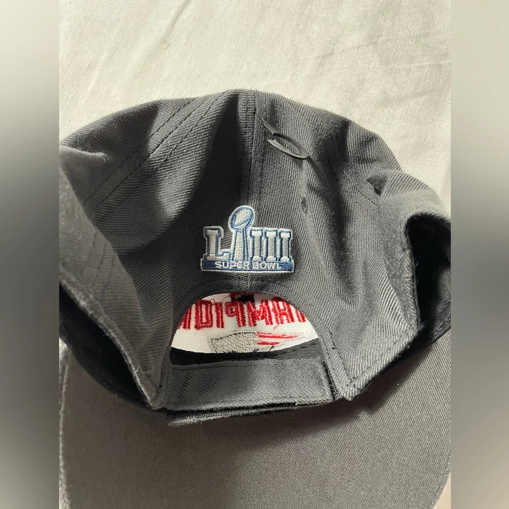 NWOT New England Patriots Super Bowl 53 Champions 6x Champions Strapback Hat